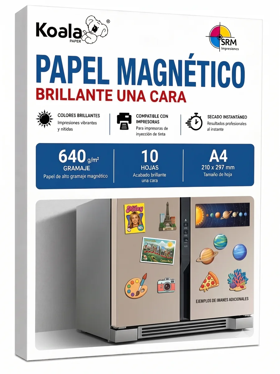 Papel Magnético Brillante