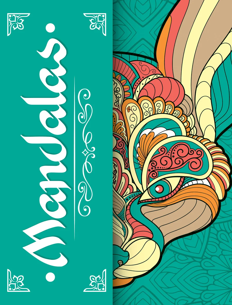 Mandala Animales #7 (LIBC-83) — Mandala con motivos de animales para relajación, concentración y arte.