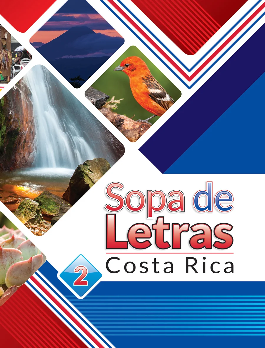 Sopa de Letras Costa Rica #2 (LIBC-86) — Sopa de letras con temática costarricense para aprender jugando.