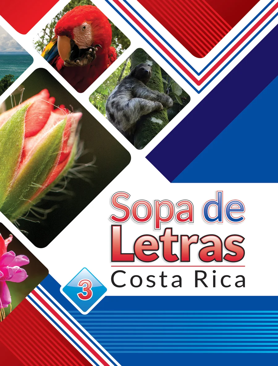 Sopa de Letras Costa Rica #3 (LIBC-87) — Sopa de letras con temática costarricense para aprender jugando.