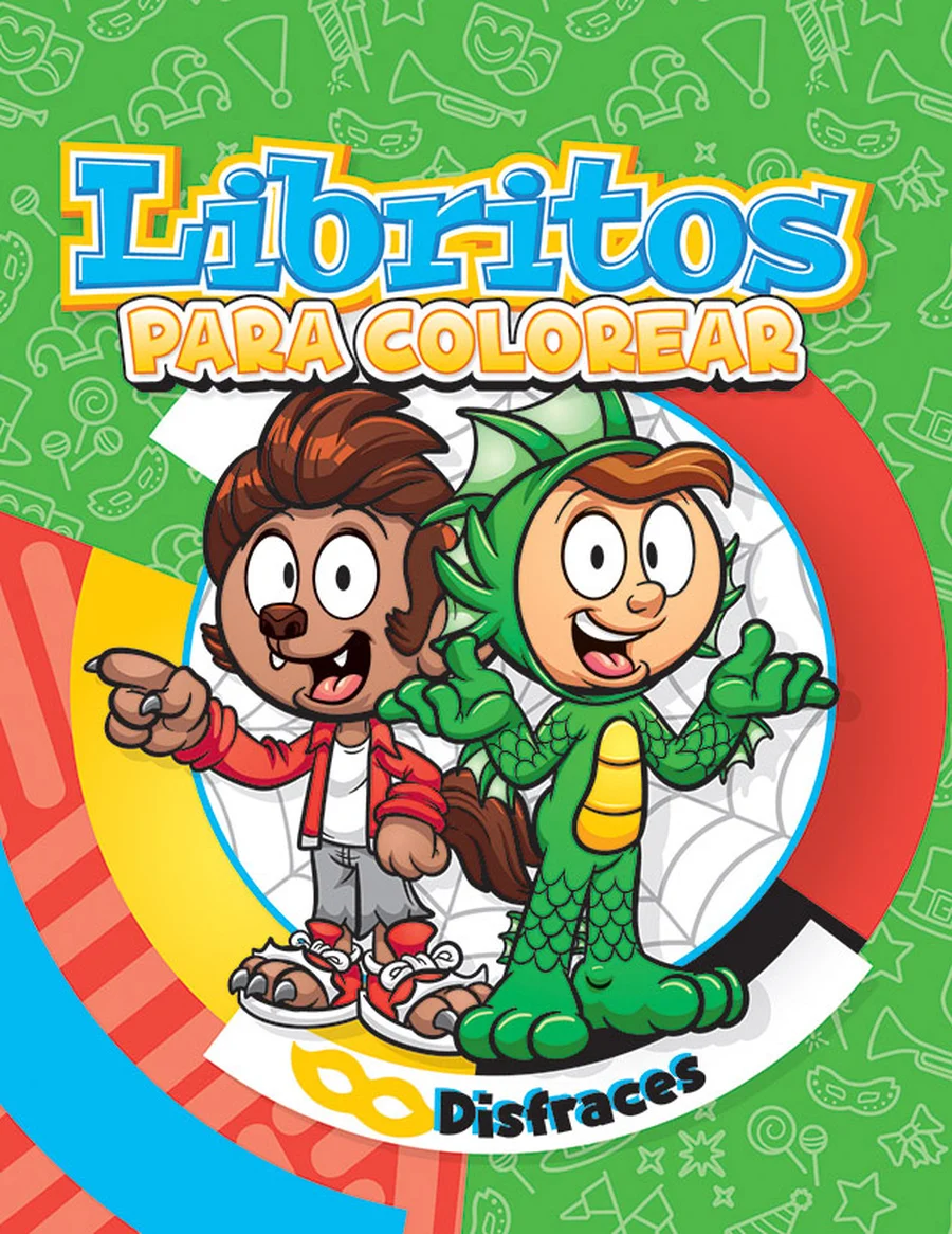 Librito Disfraces (Libritos #6) — Librito de colorear compacto, ideal para paquetes escolares y regalos pequeños.