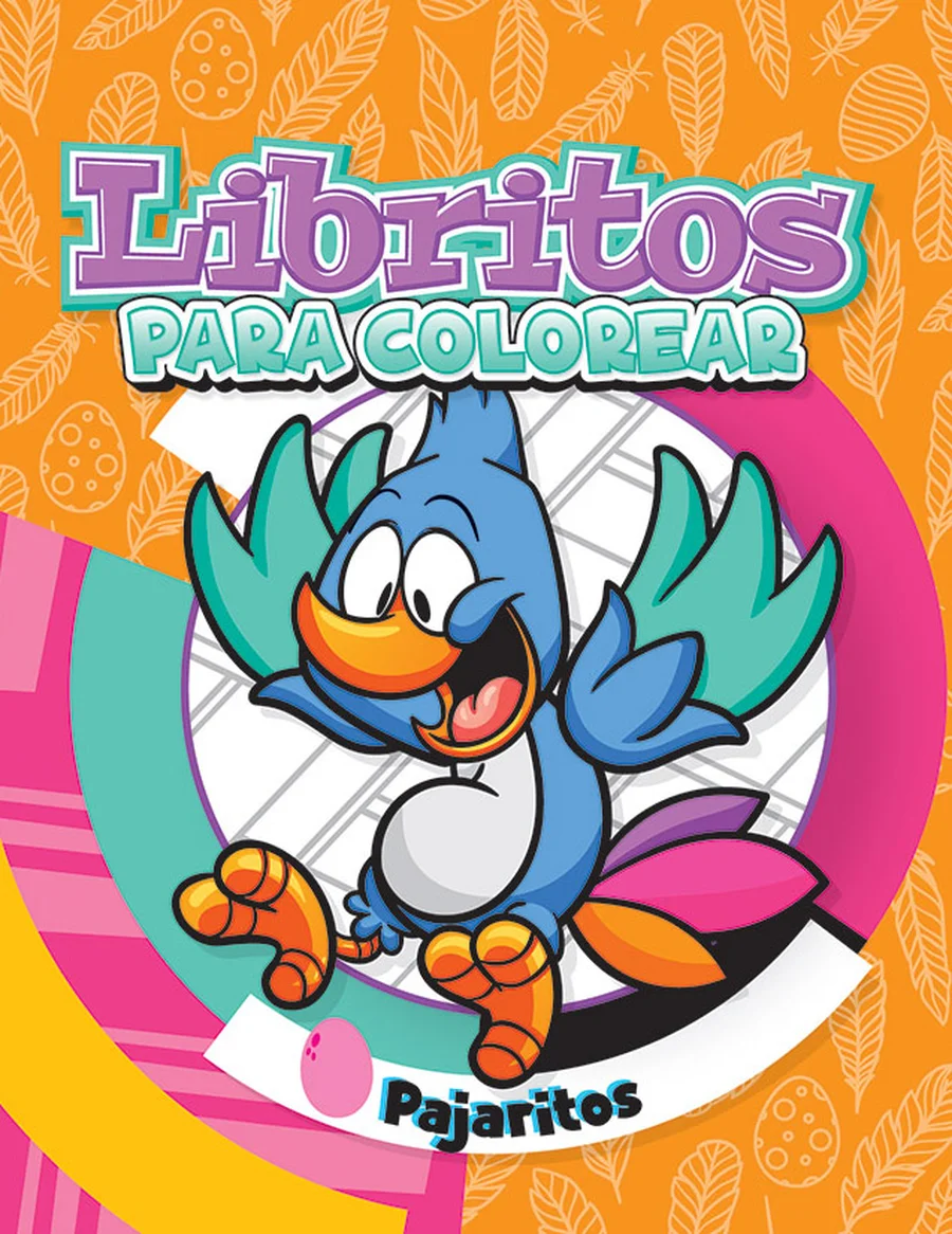Librito Pajaritos (Libritos #6) — Librito de colorear compacto, ideal para paquetes escolares y regalos pequeños.