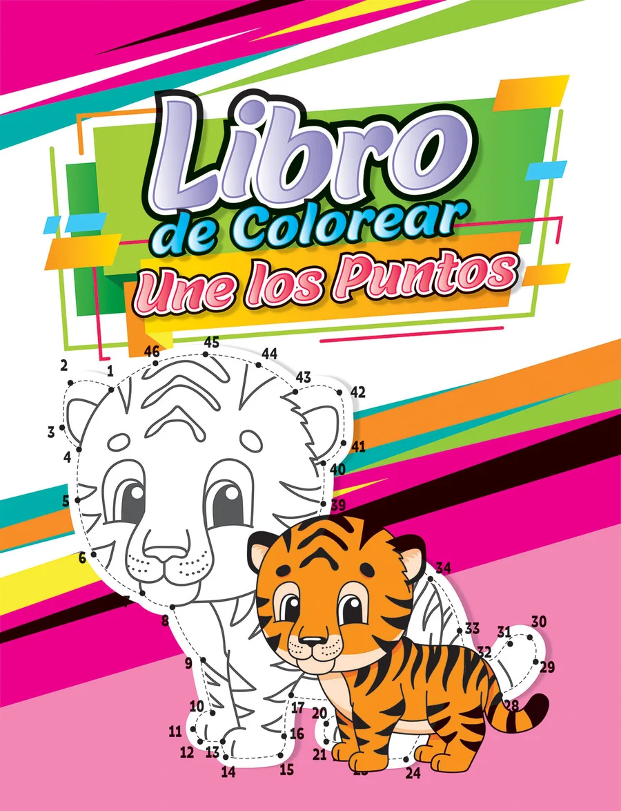 Une los Puntos (LIBC-08) — Juegos de unir puntos para coordinación visomotriz y conteo.