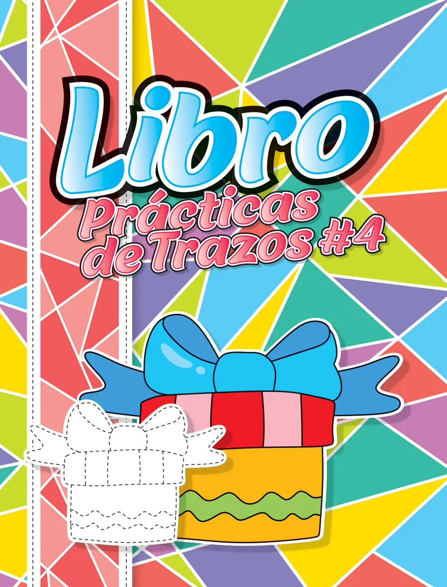 Practicas de Trazos #4 (LIBC-143) — Guía de desarrollo motriz y caligrafía básica infantil.