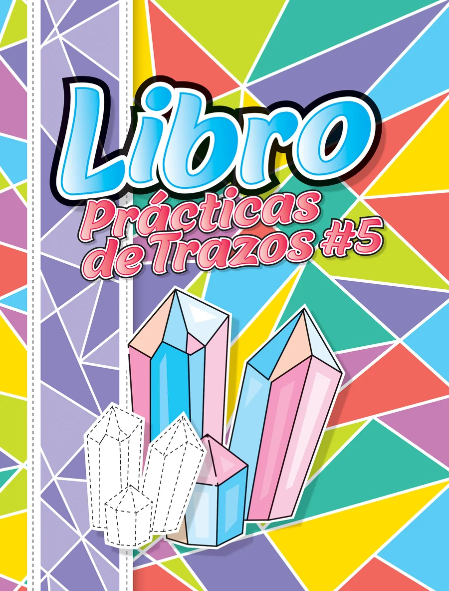 Practicas de Trazos #5 (LIBC-144) — Guía de desarrollo motriz y caligrafía básica infantil.