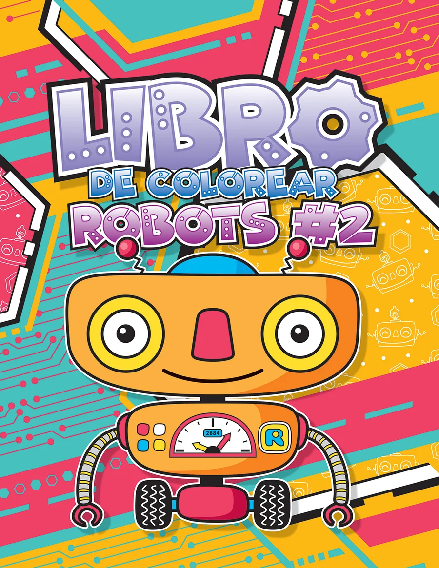 Robots #2 (LIBC-155) — Libro de actividades temático "Robots #2" para aprendizaje y entretenimiento infantil.