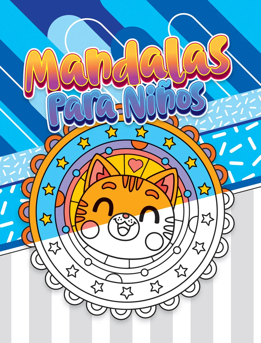Mandalas para Niños #1 (LIBC-188) — Mandalas sencillas para estimular la concentración infantil.