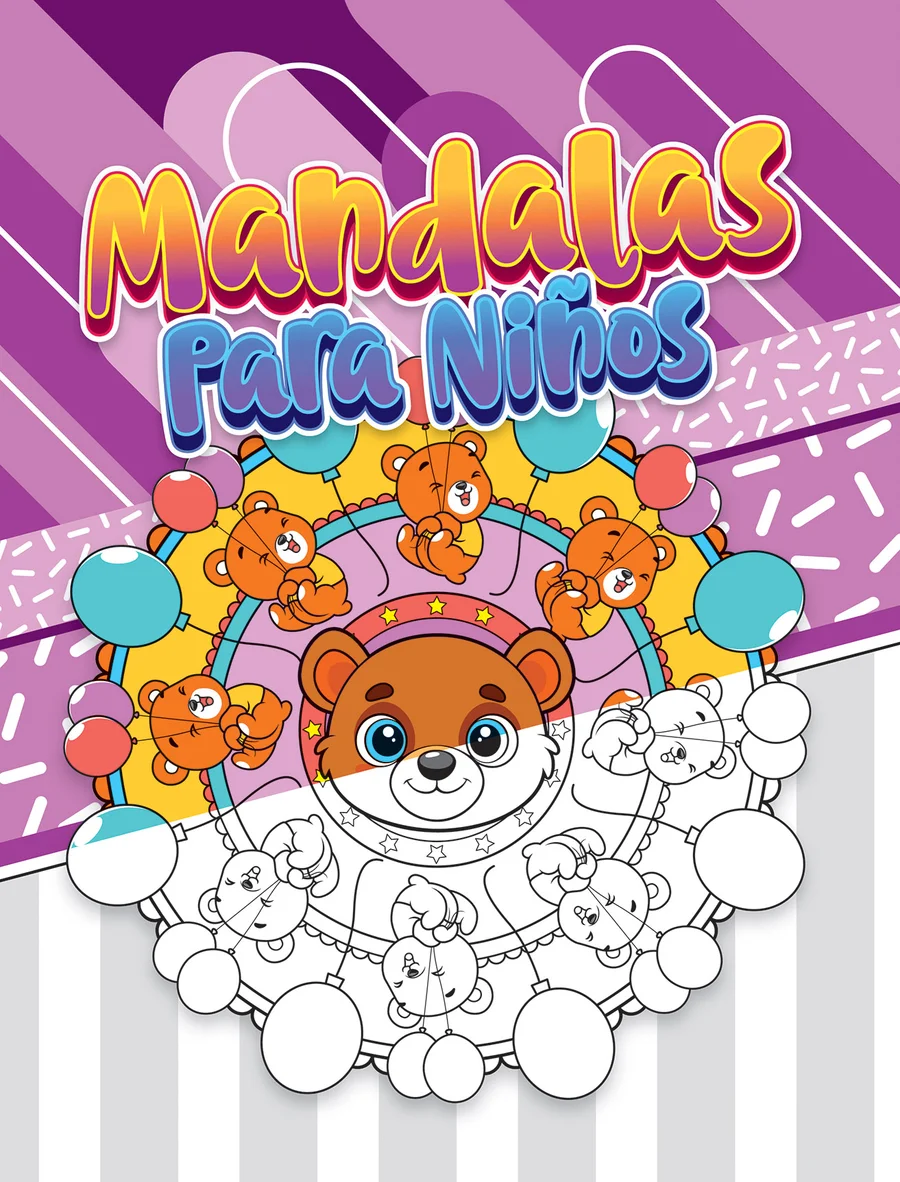 Mandalas para Niños #2 (LIBC-189) — Mandalas sencillas para estimular la concentración infantil.
