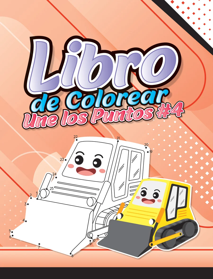 Une los Puntos #4 (LIBC-23) — Juegos de unir puntos para coordinación visomotriz y conteo.