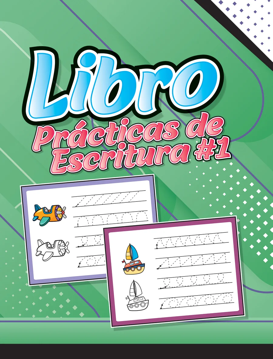 Practicas de Escritura #1 (LIBC-29) — Guía de desarrollo motriz y caligrafía básica infantil.