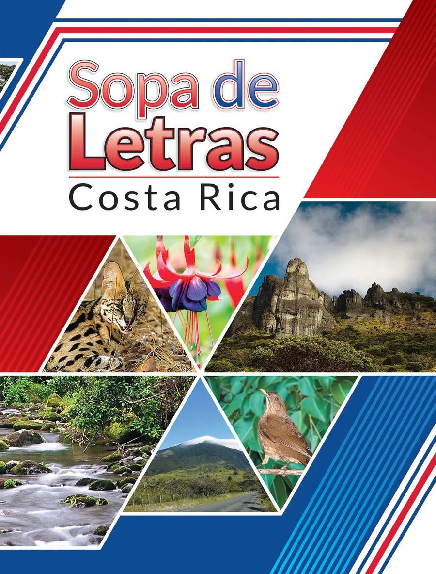 Sopa de Letras Costa Rica #1 (LIBC-56) — Sopa de letras con temática costarricense para aprender jugando.