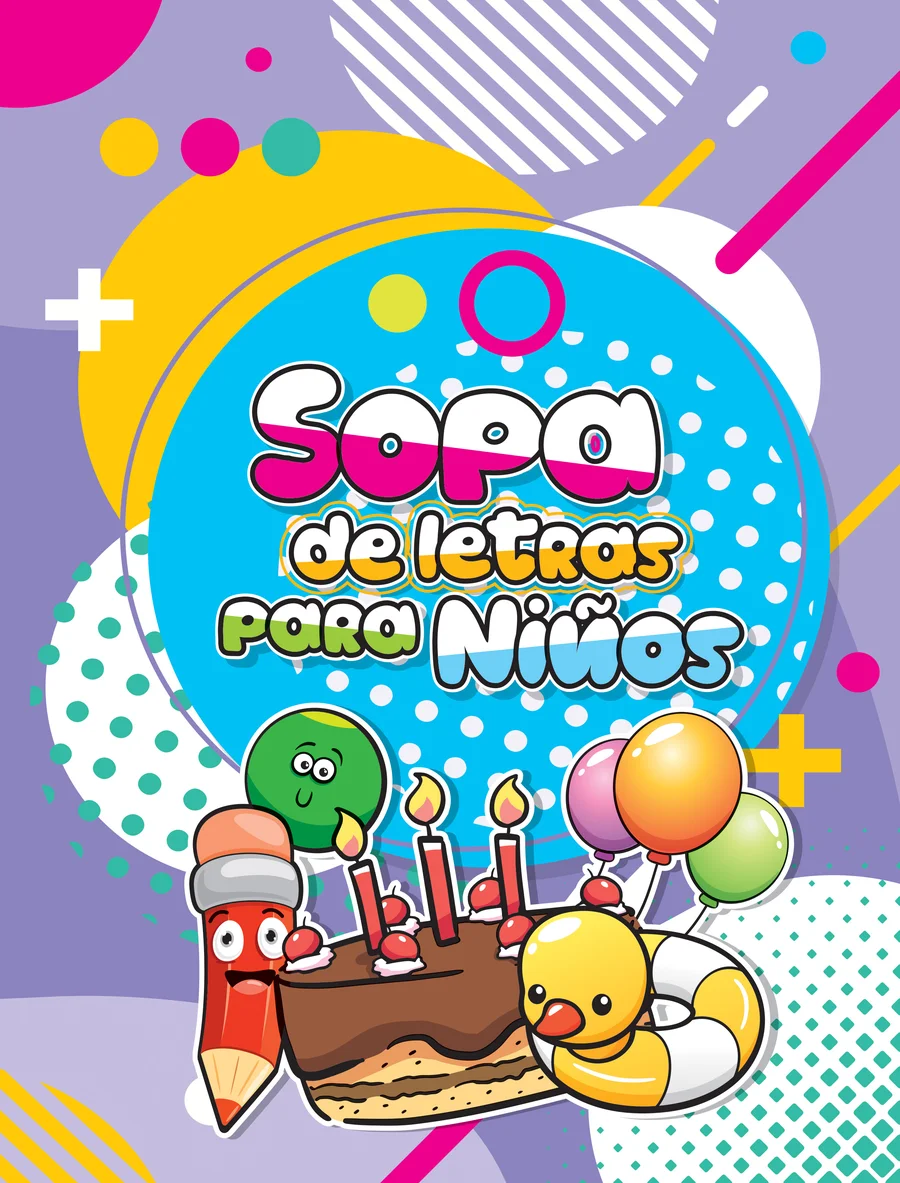 Sopa de Letras Niños #3 (LIBC-60) — Sopa de letras para estimular la agilidad mental y el vocabulario.