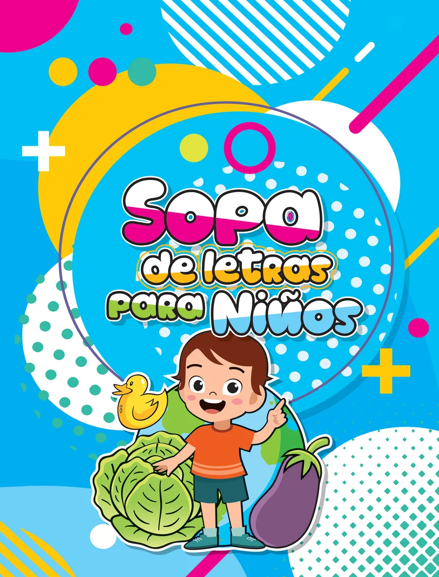 Sopa de Letras Niños #4 (LIBC-61) — Sopa de letras para estimular la agilidad mental y el vocabulario.