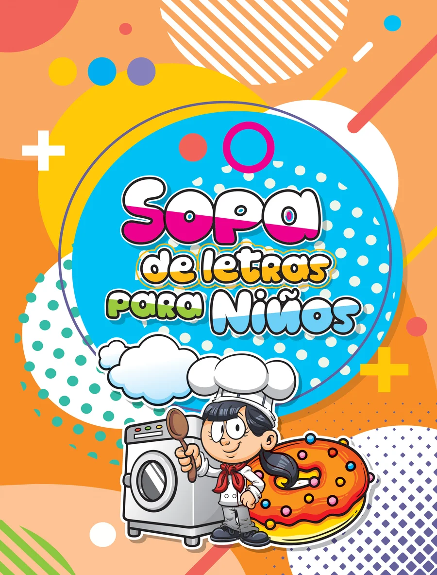 Sopa de Letras Niños #7 (LIBC-64) — Sopa de letras para estimular la agilidad mental y el vocabulario.