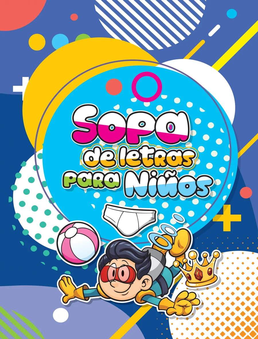 Sopa de Letras Niños #8 (LIBC-65) — Sopa de letras para estimular la agilidad mental y el vocabulario.