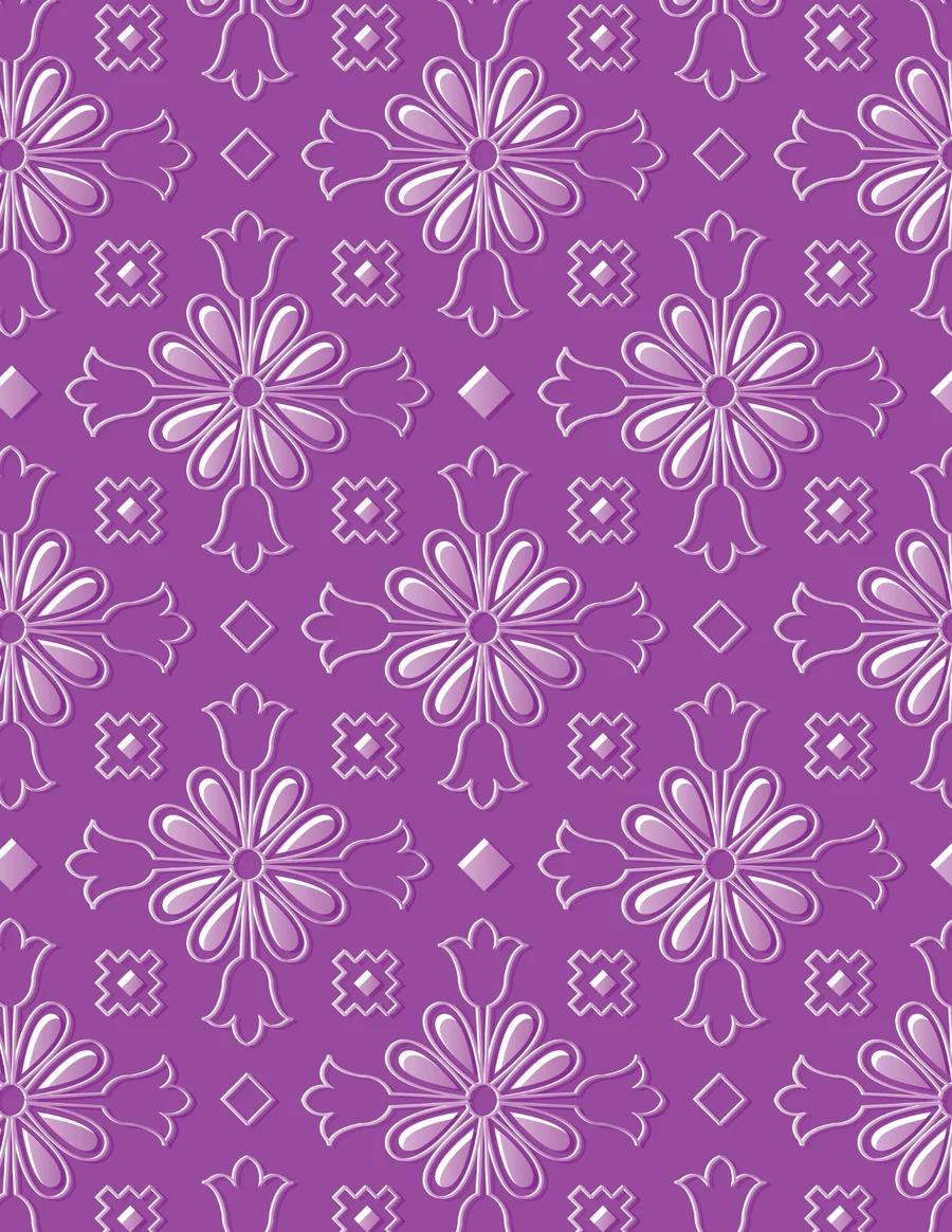 Papel Satinado Diseño PSD03 Morado — Papel satinado con diseño estampado, color morado.