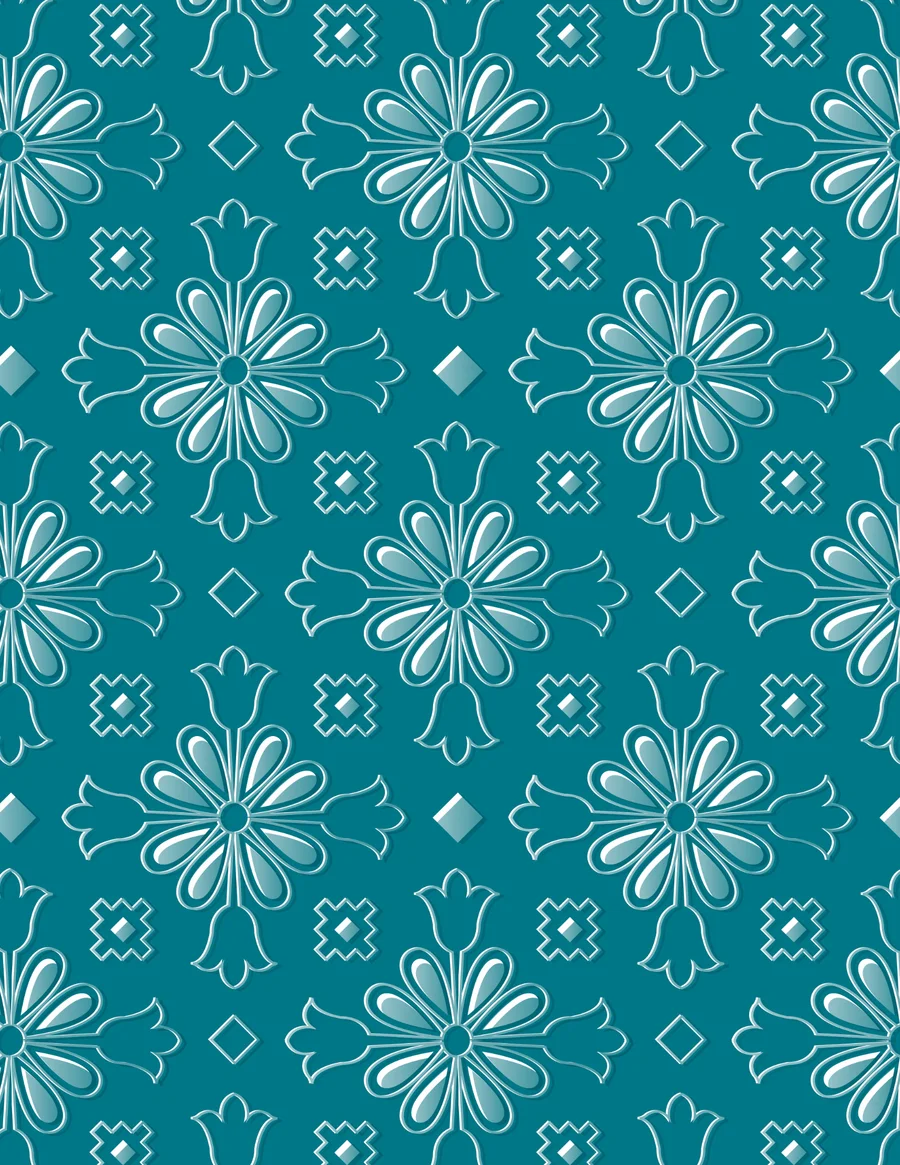 Papel Satinado Diseño PSD03 Verde — Papel satinado con diseño estampado, color verde.