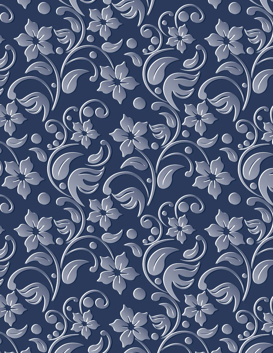 Papel Satinado Diseño PSD04 Azul — Papel satinado con diseño estampado, color azul.