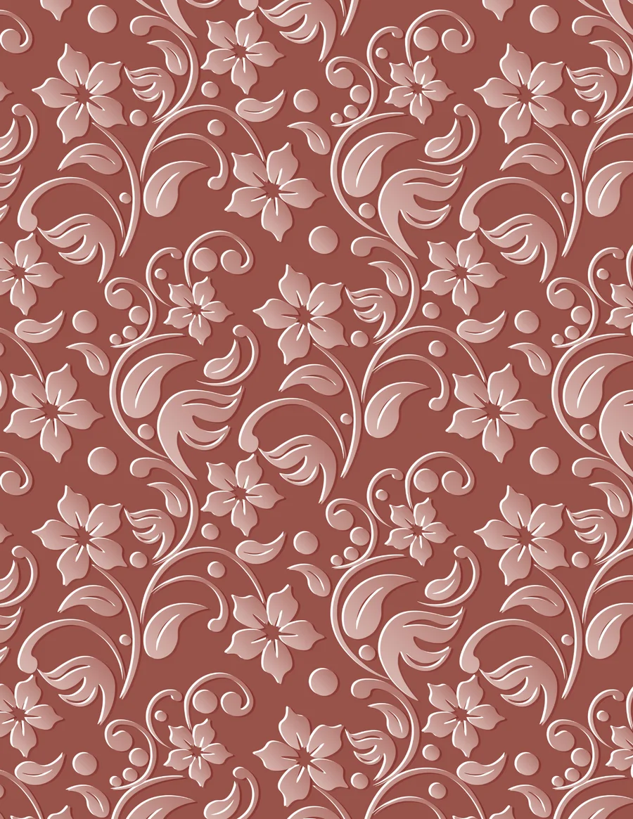 Papel Satinado Diseño PSD04 Terracota — Papel satinado con diseño estampado, color terracota.