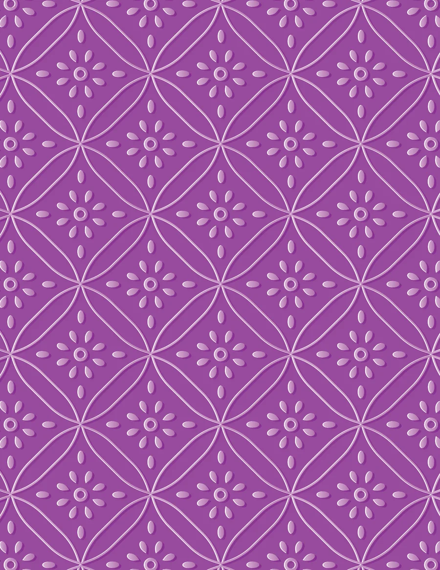 Papel Satinado Diseño PSD06 Morado — Papel satinado con diseño estampado, color morado.
