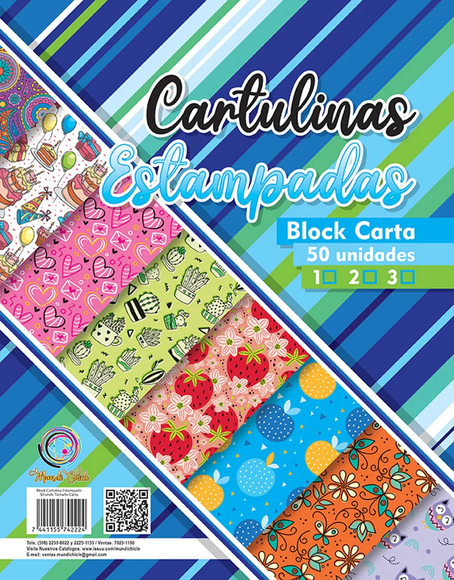 Block de Cartulinas Estampadas