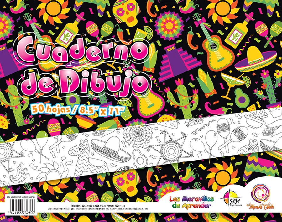 Cuaderno de Dibujo Carta CD32 — Hojas en blanco de gramaje superior para bocetos y dibujo libre, tamaño carta.