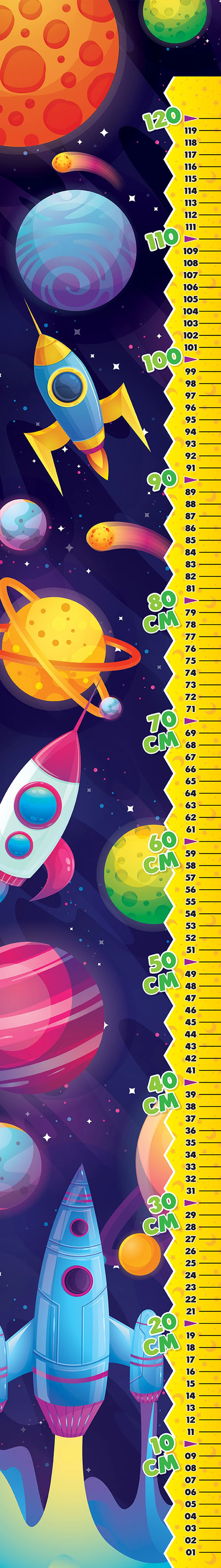Tabla de Crecimiento 05 — Gráfico decorativo infantil para seguimiento de crecimiento.