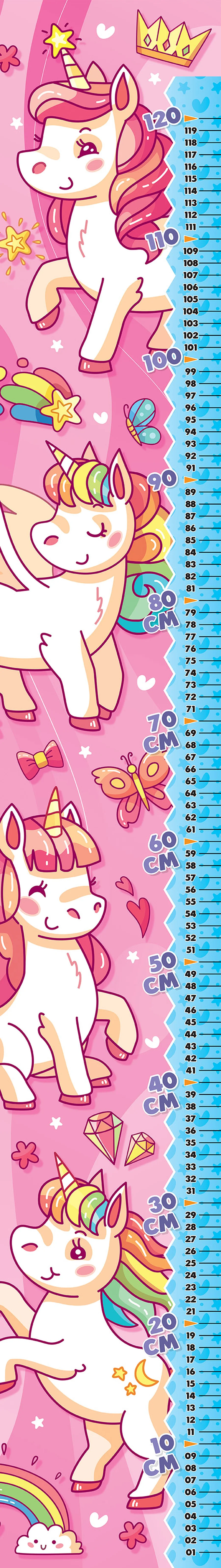 Tabla de Crecimiento 10 — Gráfico decorativo infantil para seguimiento de crecimiento.