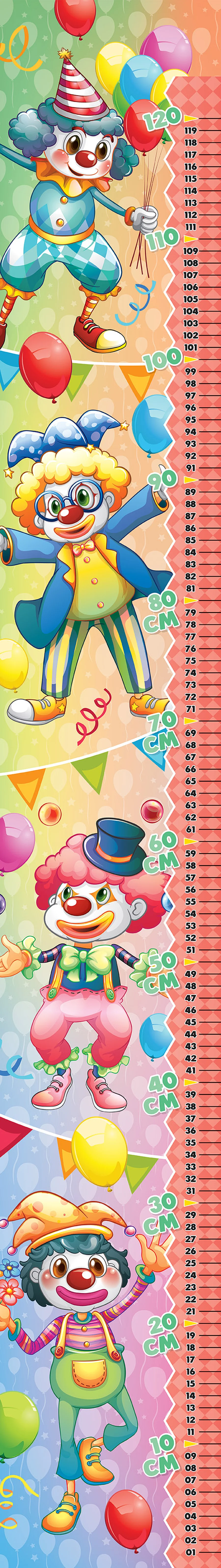Tabla de Crecimiento 11 — Gráfico decorativo infantil para seguimiento de crecimiento.