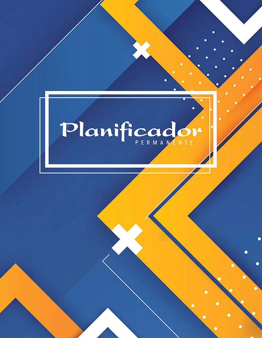 Planificador Permanente PLAN 06 — Planificador de escritorio sin fechas preestablecidas, para usar en cualquier momento del año.