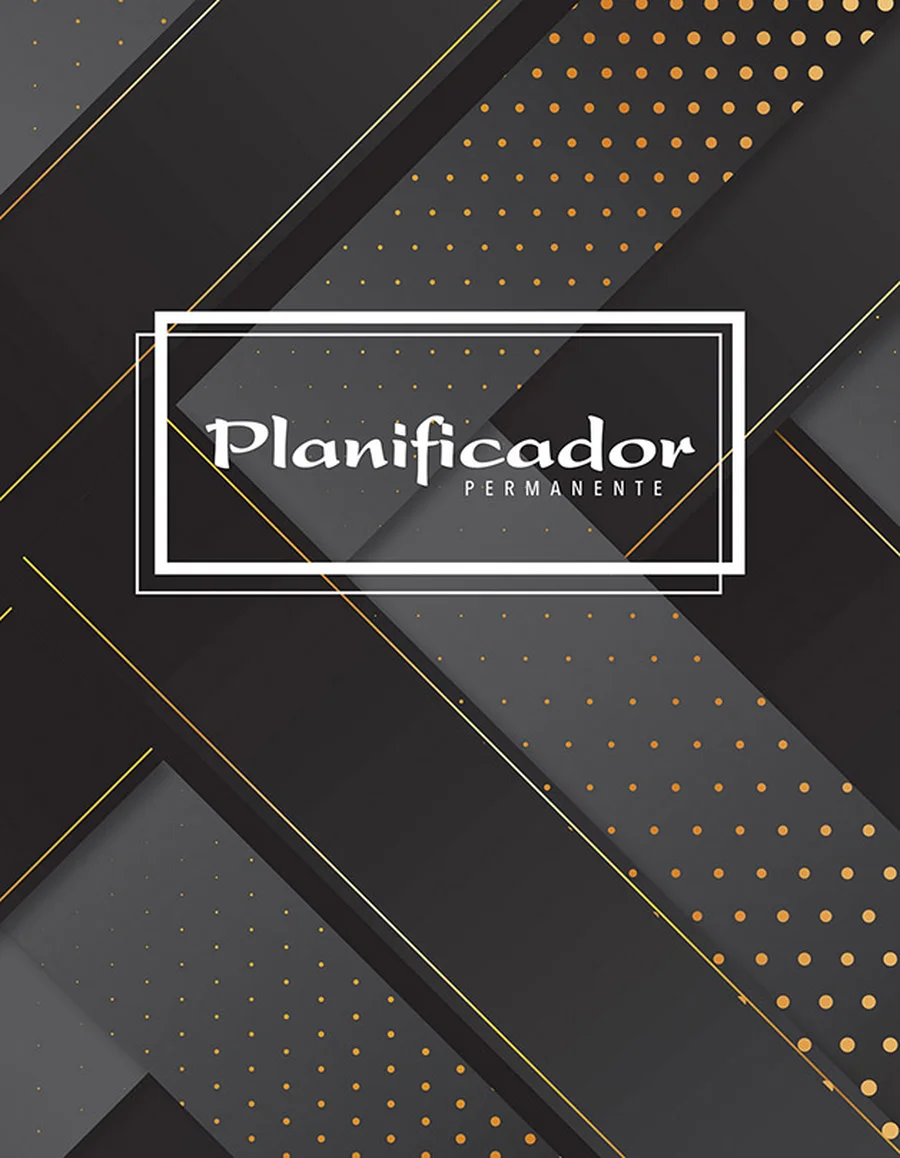 Planificador Permanente PLAN 07 — Planificador de escritorio sin fechas preestablecidas, para usar en cualquier momento del año.