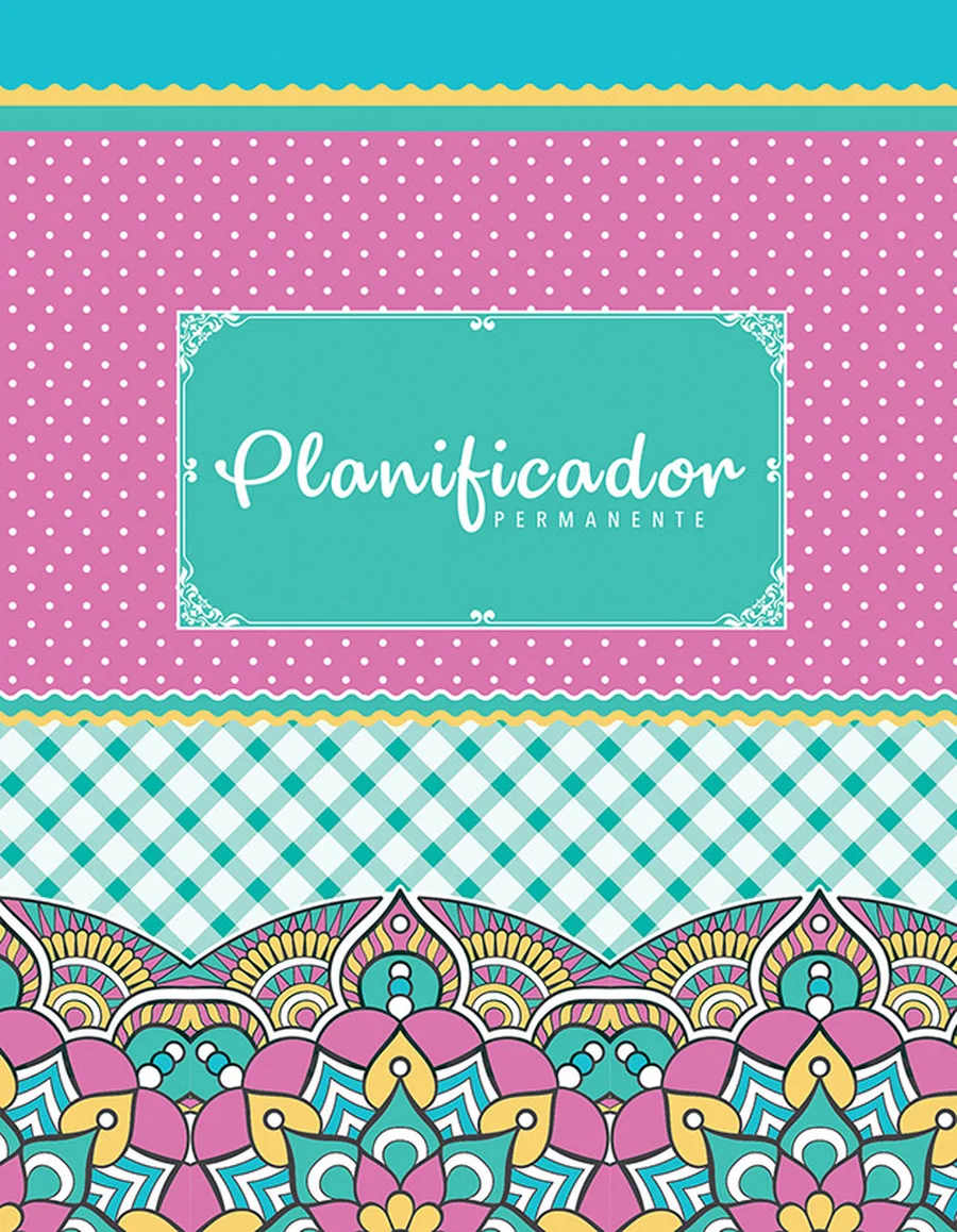 Planificador Permanente PLAN 20 — Planificador de escritorio sin fechas preestablecidas, para usar en cualquier momento del año.