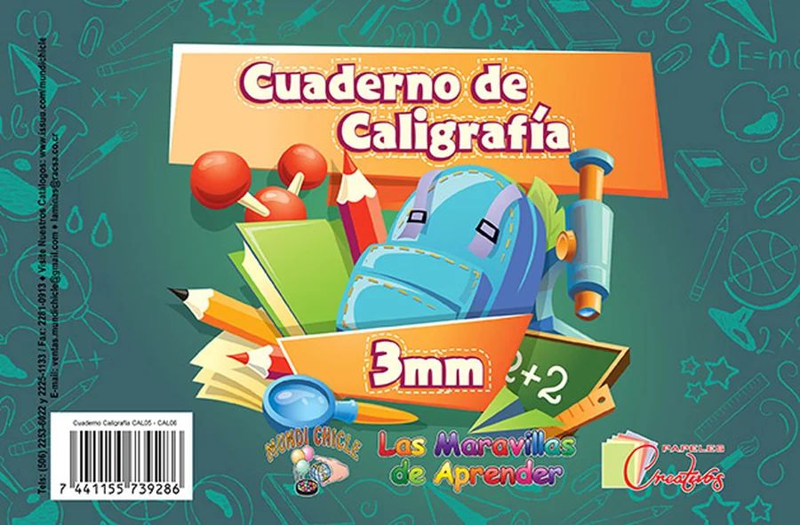 Caligrafía 3mm Media Carta CAL 05