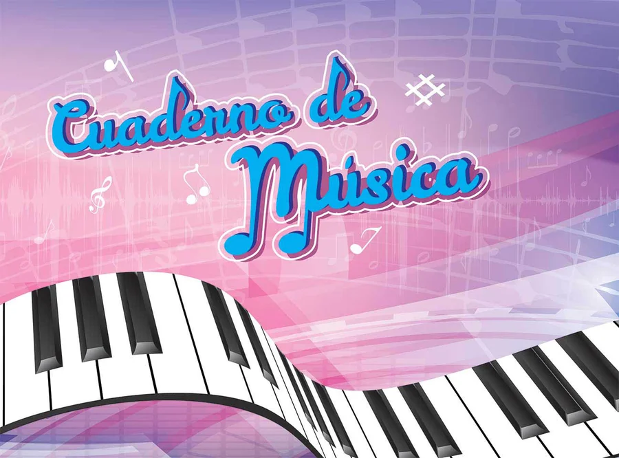 Cuaderno de Música Media Carta MUS 02 — Pentagramas impresos con máxima precisión para estudiantes y profesores de música.