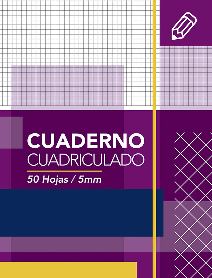 Cuaderno Cuadriculado Carta 02 — Páginas cuadriculadas tamaño carta ideales para física, matemáticas y dibujo técnico.