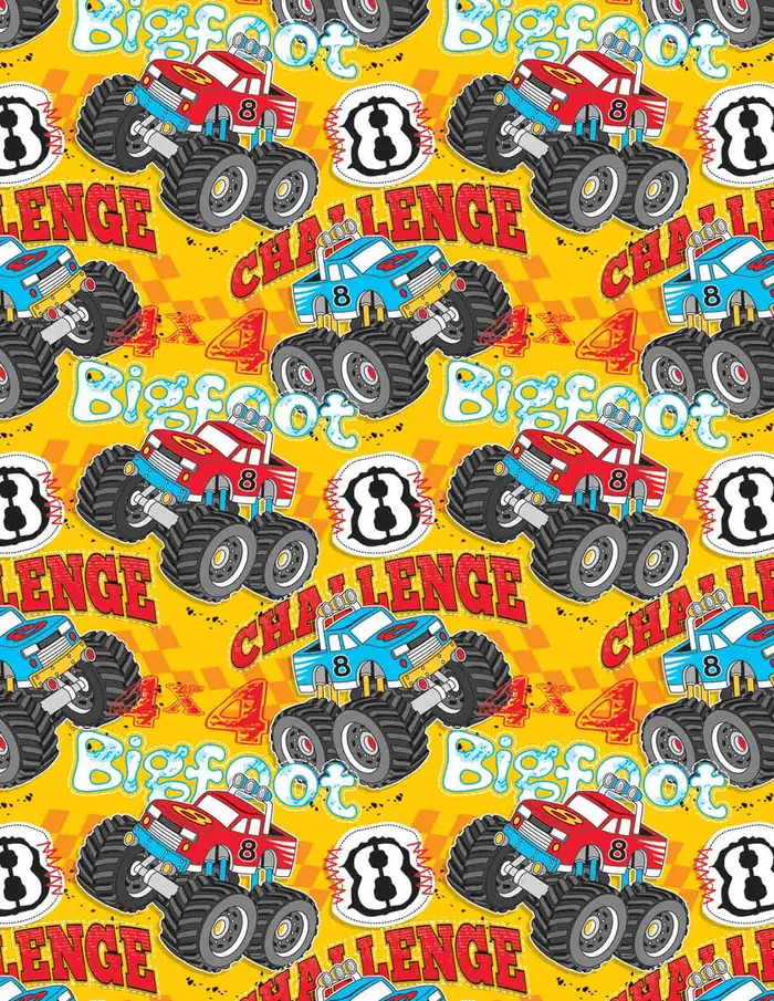 Big Foot — Papel de regalo con motivo de big foot, perfecto para envolver cualquier regalo.