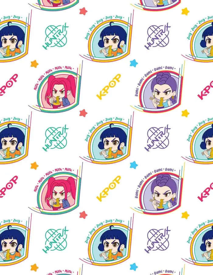 K-Pop Eating — Papel de regalo con motivo de k-pop eating, perfecto para envolver cualquier regalo.