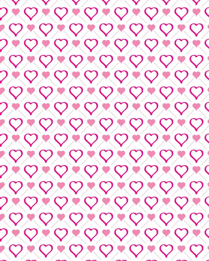 Corazones y Rombos — Papel de regalo con motivo de corazones y rombos, pensado para destacar en tu vitrina.