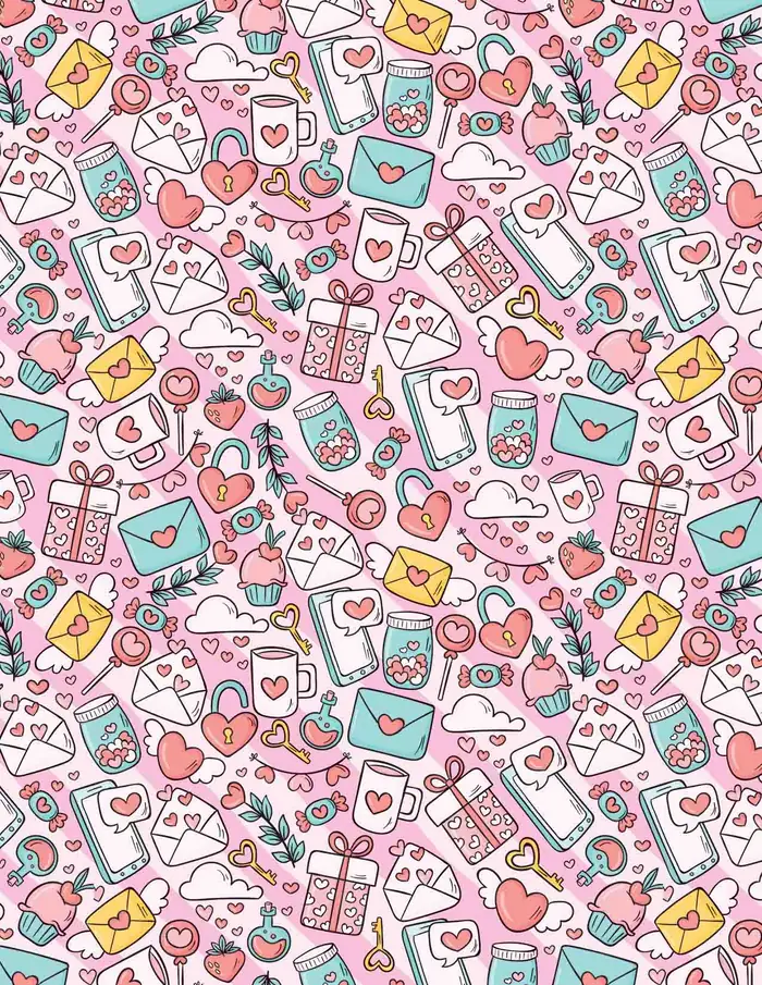 Para Enamorados — Papel de regalo con motivo de para enamorados, pensado para destacar en tu vitrina.