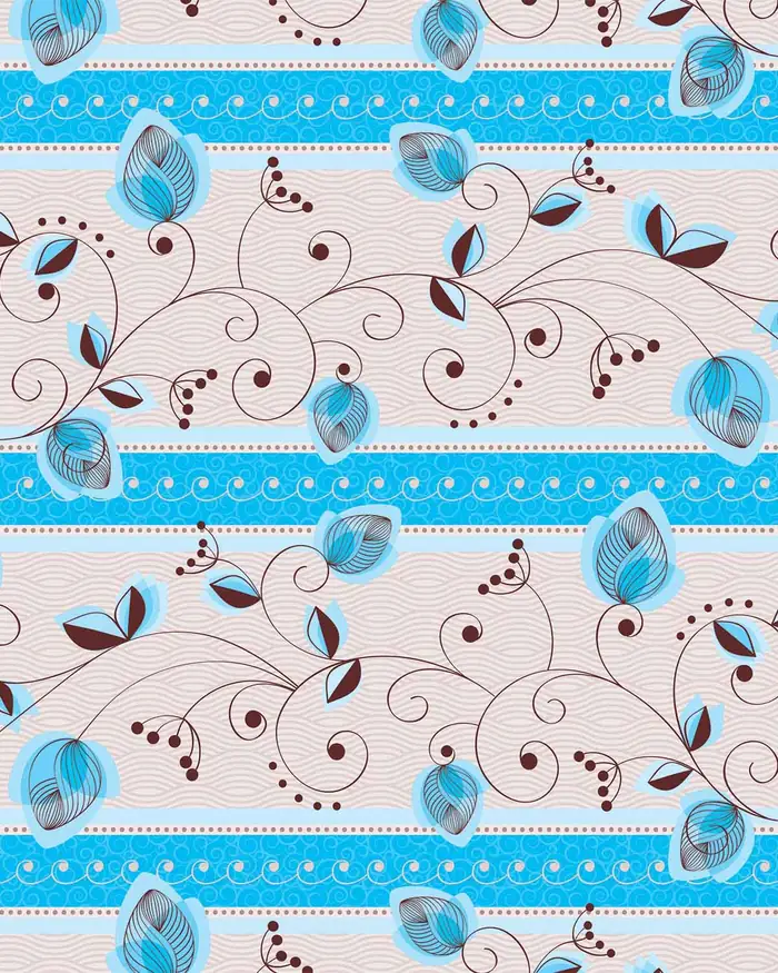 Flores en Linea — Papel de regalo con motivo de flores en linea, ideal para regalos de toda ocasión.