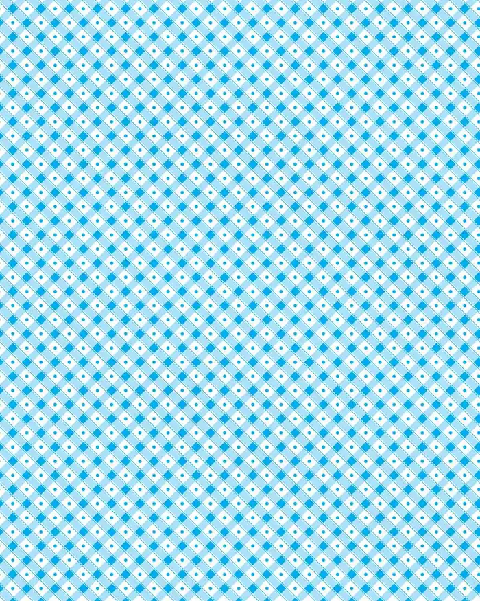 Cuadros Diagonales CYAN — Papel de regalo con motivo de cuadros diagonales cyan, perfecto para envolver cualquier regalo.