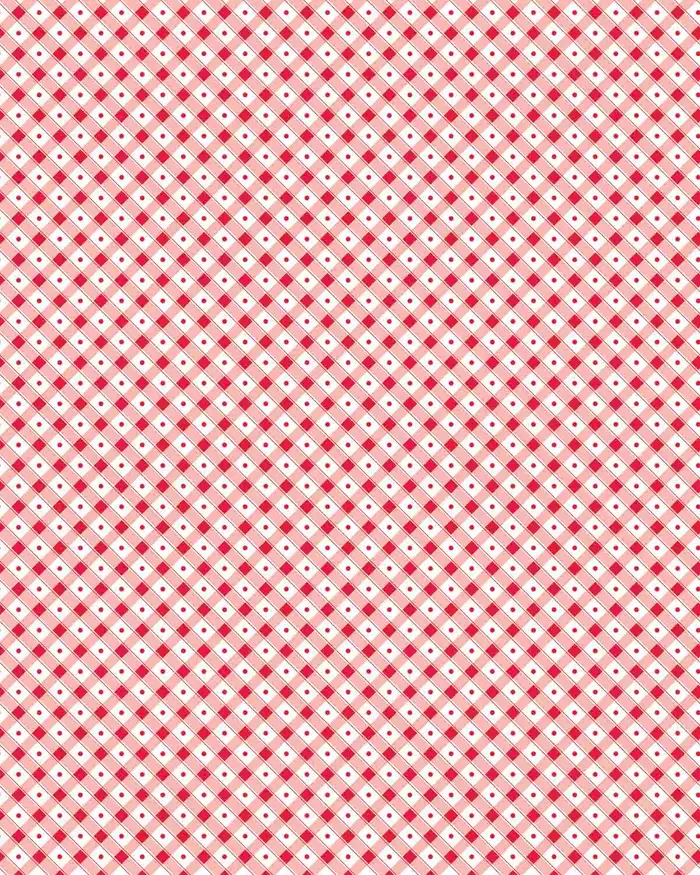 Cuadros Diagonales ROJO — Papel de regalo con motivo de cuadros diagonales rojo, pensado para destacar en tu vitrina.