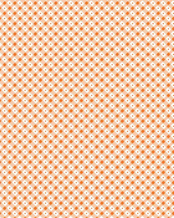 Cuadros Diagonales NARANJA — Papel de regalo con motivo de cuadros diagonales naranja, perfecto para envolver cualquier regalo.