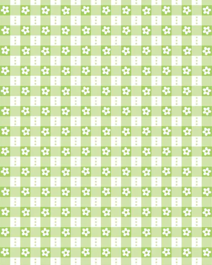 Florecitas en Cuadros LIMA — Papel de regalo con motivo de florecitas en cuadros lima, un diseño versátil para tu negocio.