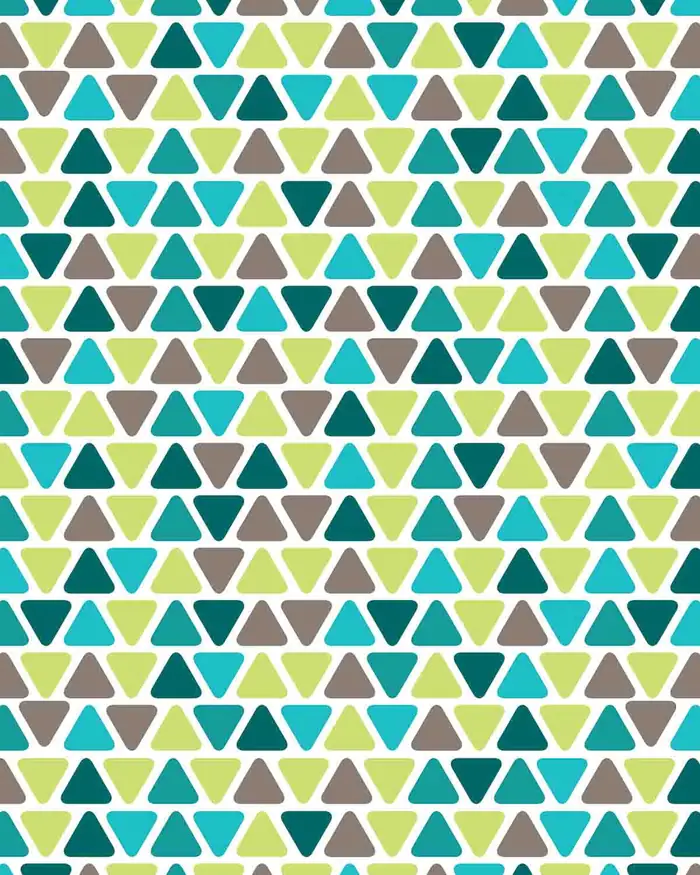 Triangulos Redondeados — Papel de regalo con motivo de triangulos redondeados, ideal para regalos de toda ocasión.