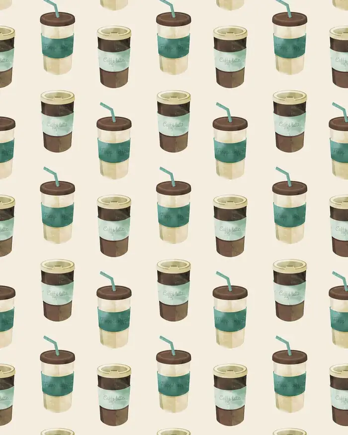 Cafe para Llevar — Papel de regalo con motivo de cafe para llevar, pensado para destacar en tu vitrina.
