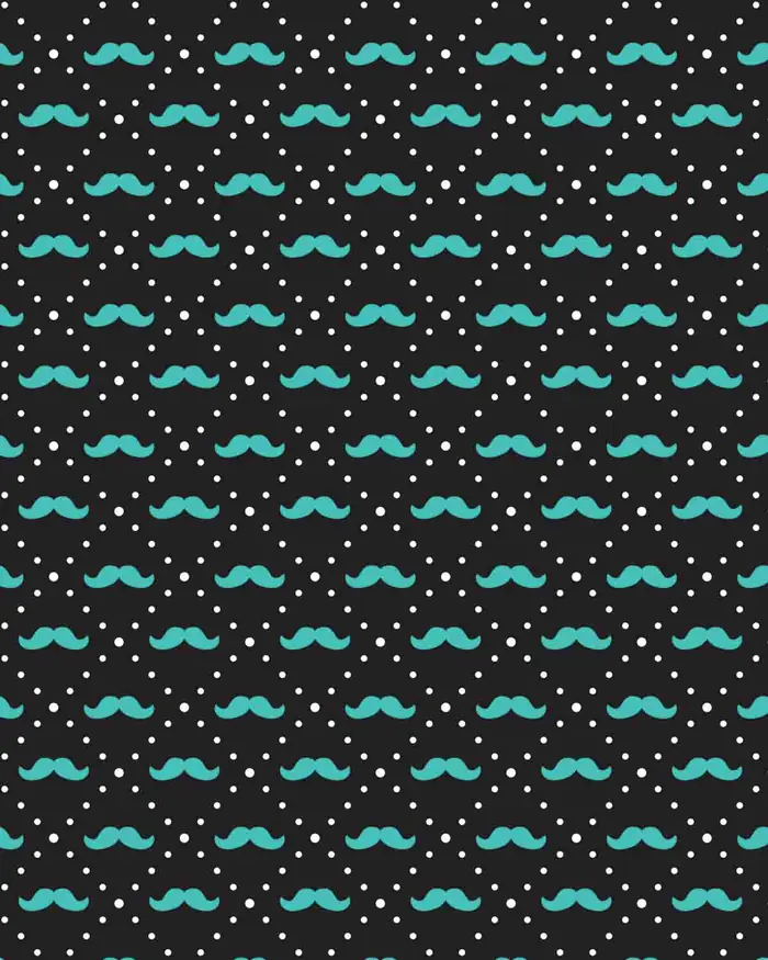 Bigotes y Rombos — Papel de regalo con motivo de bigotes y rombos, perfecto para envolver cualquier regalo.