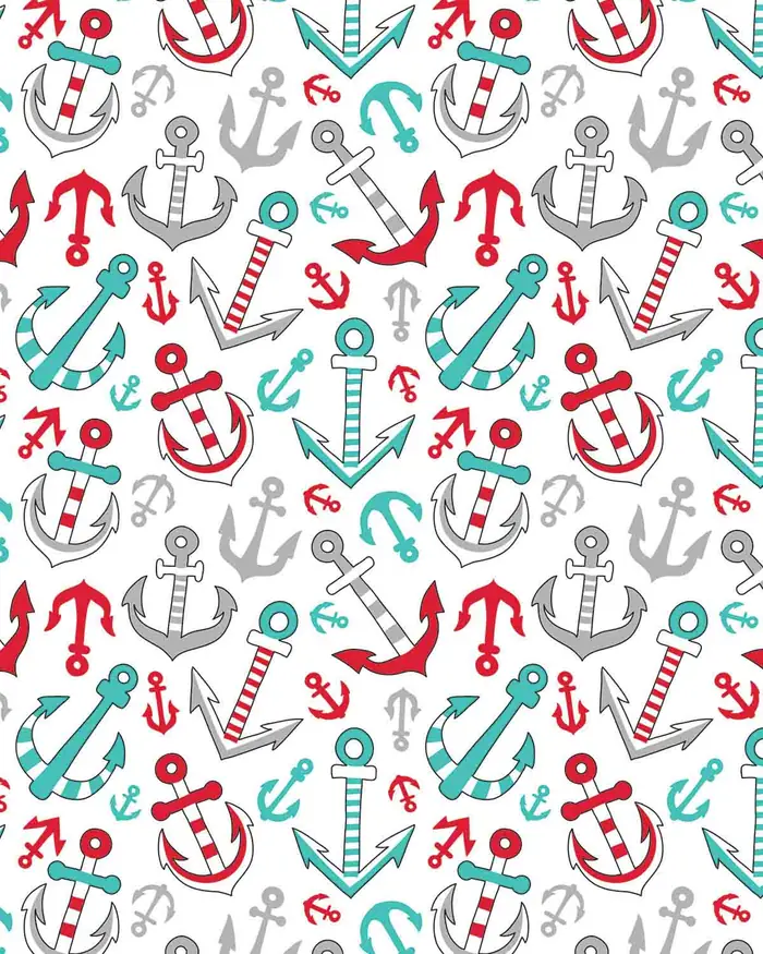 Anclas Por Doquier — Papel de regalo con motivo de anclas por doquier, un diseño versátil para tu negocio.