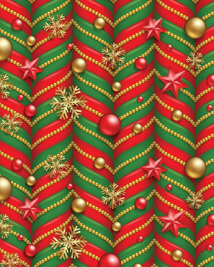 Navidad Ondulada — Papel de regalo navideño con motivo de navidad ondulada, un diseño festivo para tu negocio en temporada.