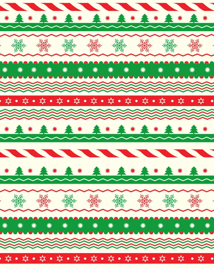Lineas de navidad — Papel de regalo navideño con motivo de lineas de navidad, perfecto para envolver los regalos de esta Navidad.